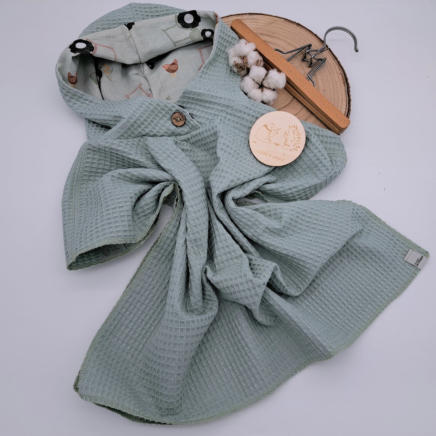  Badeponcho, Handtuch, Kleinkinderaccessoire, Babyaccessoire, praktisch, schnelltrocknend, luftig, leicht, Sommeraccessoire